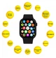 Смарт-годинник AURA X1 Pro 44mm Black - зображення 2