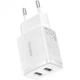 Зарядний пристрій Baseus Compact Charger 2USB 10.5W White (CCXJ010202) - изображение 3