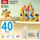 Магнитный конструктор - SKY Magnetic Sticks (B 040) набор 40 элементов (color mix) - изображение 1