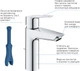 Смеситель для раковины GROHE QuickFix Start 23455002 - изображение 3
