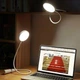 Настільна світлодіодна LED лампа REMAX RT-L01 акумуляторна з гнучкою ніжкою White Біла - зображення 4
