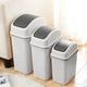 Ведро для мусора MBM HOME с крышкой BIN-12 6 л Серое (BIN-12 6L GRAY) - изображение 3
