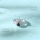 Кольцо на палец с проекцией надписи I Love You в виде короны - текст Я Тебя Люблю на 100 языках мира Цвет Серебро регулируемый размер - изображение 8