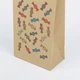 Пакет подарочный Крафт eko-kraft 150*90*240 мм 10 шт/уп коричневый Маленький пакетик с рисунком "Конфетка" для сладких подарков, конфет, гостинцев Бумажный подарочный пакет с принтом для упаковки с широким дном - изображение 2