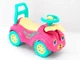 Детская каталка-толокар беби машина Кошечка 0823 Technok Toys малиновый - изображение 3