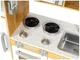 Детская деревянная кухня Mamabrum XXL с LED-освещением Натуральное дерево LED KITCHEN W1C600B - изображение 3