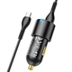 Зарядний автомобільний HOCO NZ6 (2PD/25W+20W) (1USB/QC3.0/3A/18W) Type-C-Type-C Чорний - зображення 3
