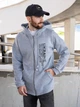 Толстовка ISSA PLUS GN-465 3XL Светло-серая (issa2007682271269) - изображение 1