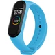 Ремешок Black Rock для фитнес браслета Xiaomi Mi Band 3, Mi Band 4, Azure Blue - изображение 1