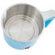 Маленькая кастрюля электрическая "Cooking Pot YS-402" 600W, Голубая дорожная электрокастрюля на 1.5 л (1009574-LightBlue) - изображение 3
