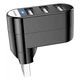 Переходник HUB Borofone DH3 three-port USB splitter Черный - изображение 2