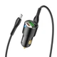 АвтоЗарядное устройство QC/PD 45W + кабель Type-C to Type-C HOCO NZ6 |USB/2Type-C, 3A,QC/PD, 45W| Черный - изображение 4