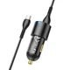 АвтоЗарядное устройство QC/PD 45W + кабель Type-C to Type-C HOCO NZ6 |USB/2Type-C, 3A,QC/PD, 45W| Черный - изображение 6