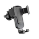 Автотримач для телефона HOCO CA103 vertical and horizontal air outlet gravity car holder Black Metal Gray - изображение 3