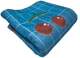 Электропростынь Electric blanket 5714 150х160 см, блакитна з вишнями - изображение 1
