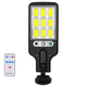 Вуличний світлодіодний ліхтар на сонячній батареї з пультом Solar Light SL-6164-108COB настінний світильник з датчиком руху, акумуляторний - зображення 11