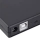 Внешний USB привод DVD-RW (CD-RW) пишущий дисковод с питанием Black (99235) - изображение 5