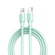 Кабель зарядки XO NB208A (20W) (1M) для пристроїв Apple Type-C (USB-C) to Lightning для iOS пристроїв iPhone Зелений - изображение 1
