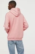 Худи Relaxed Fit H&M l Розовые (5570-0685814004) - изображение 3