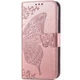 Чохол-книжка з малюнком UniCase Butterfly Pattern для Motorola Moto G32 - Rose Gold - зображення 4
