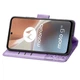 Чохол UniCase Butterfly Pattern для Motorola Moto G32 - Light Purple - зображення 3