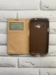 Чохол-книжка для SAMSUNG Galaxy J1Ace J110 Коричневий - зображення 4