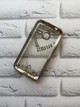 Силіконовий чохол із золотим обідком для SAMSUNG Galaxy J1mini J105 Трикутник - зображення 3