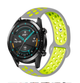 Ремешок для Amazfit BIP | Bip Lite | Bip U / Pro/ Mini | GTS | GTS 2 /3 | Gtr 42mm силиконовый 20мм перфорированный Серо-желтый BeWatch (1010246) - изображение 4