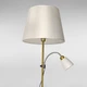 Светильник напольный Торшер с абажуром SWT-18411/BASE+SHADE GOLD H1600*D400 золото плафон белый - изображение 2