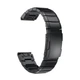 Ремінець металевий для Garmin 22 mm.TITANIUM , Чорний - зображення 1