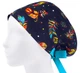 Медицинская шапочка женская HeadwearUniverse универсальная принт Перья - изображение 3