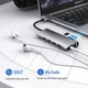 Док-станція, Адаптер 11 в 1 USB-концентратор типу C із HDMI 4K, VGA, USB-C 100 Вт PD, 4 USB 3.0 / 2.0, RJ45 Ethernet, пристрій для читання карт SD / TF, аудіороз'єм 3,5 мм, підходить для MacBook та інших ноутбуків USB C - зображення 5