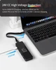 Док-станція DOCKCASE USB C Smart Hub (7 в 1 із HD-дисплеєм) із HDMI 4K @ 60 Гц, живленням (PD) 100 Вт, 3 портами USB-A 3.0, пристроєм для зчитування карток SD/TF, адаптером USB C, сумісним із MacBook Pro/Air, Dell XPS. Колір: Чорний - зображення 4