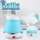 Портативный складной силиконовый электрочайник foldable kettle - изображение 4