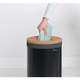 Бак для белья Brabantia Laundry Bin 35 л Черный (120008) - изображение 4