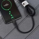 Кабель для зарядки Hoco U53 Flash Type-C (1.2м, 5A, быстрая зарядка, USB, оплетка TPE, тайп си) - Черный - изображение 4