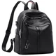 Женский кожаный черный рюкзак Olivia Leather F-FL-NWBP27-1138A - изображение 2