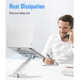 Подставка ROTTAY Collapsible Laptop Stand Silver - изображение 4