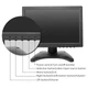 POS монитор OTM-1010C сенсорный usb, VGA, HDMI 10" - изображение 4