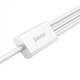 Кабель Baseus Superior Series Cable USB to Type-C/Lightning/MicroUSB 3.5A 1.5m CAMLTYS-02 White - зображення 3