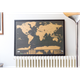 Стираемая скретч карта мира в подарочном тубусе Travel Map Black World 40 х 30 см (маленькая) подарок путешественнику - изображение 4