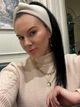 Пов'язка - чалма на голову трикотажний кашемір з підкладкою на флісі в смужку кольор бежево - білий - изображение 1
