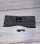 Пов'язка на голову спортивна з вбудованою bluetooth гарнітурою маска для сну блютузна сіра - изображение 2