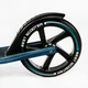 Двухколесный складной самокат Best Scooter, фонарик, амортизатор. Black and turquoise (113199) - изображение 5