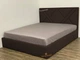 Кровать двуспальная Астра 180x200 Mebel-Day Велюр Темно-коричневый Флокс (26) - изображение 1