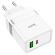Сетевое зарядное устройство Hoco N21 PD30W + QC3.0 - White - изображение 3