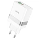 Сетевое зарядное устройство Hoco N21 PD30W + QC3.0 - White - изображение 4