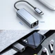 Адаптер USB Type-C (Thunderbolt 3) to Gigabit LAN Ethernet Adapter (RJ45) with LED indicators, Realtek RTL8153, Space Grey - зображення 5