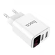 Сетевое зарядное устройство Hoco C63A White Белый - изображение 3
