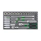 Набор инструмента 3/8" 30ед. (в ложементе, тип А) TOPTUL GEA3005 - изображение 1